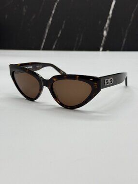 NEW BALENCIAGA BB0270S 002 HAVANA CAT EYE WOMEN SUNGLASSES BALENCIAGA EYEWEAR